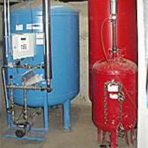 Biomass heating plant